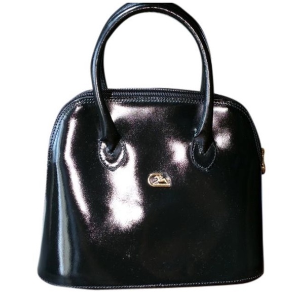 Cristian Handbags - Vintage Cristian Black Italian Leather Satchel